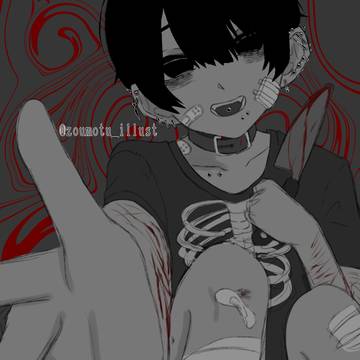 self-harm, wrist cut, piercing / 一緒に逝こ？