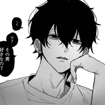 creation, original male character, yandere boy / ヤンデレ落書きまとめ②