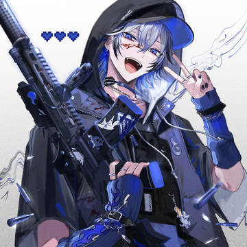 creation, original, boy / 銃