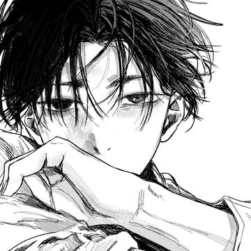 black hair, sketch, creation / no title