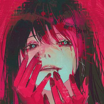girl, original, illustration / Reflux