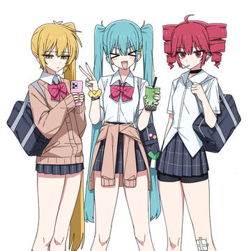 hatsune miku, teto kasane, akita neru / トリプル留年 集