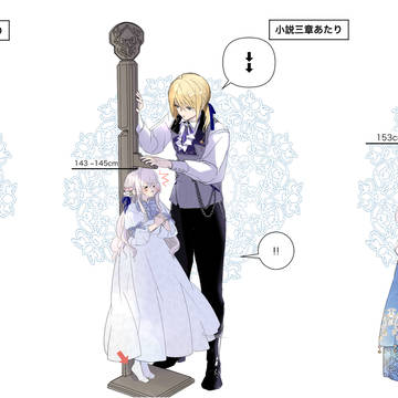 original, creation, original character / オリジナル身長差CP小説絵7