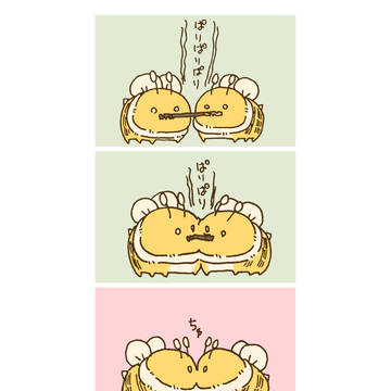 Pocky Day, incredibly cute, original 1000+ bookmarks / ポッキーゲーム
