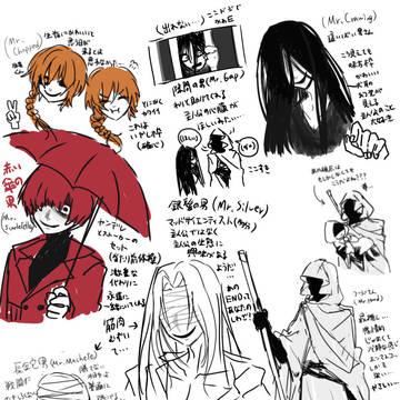 fanart, non-human, homicipher / 文字化化はまった