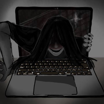 horror, love, non-human / パソコンから会いに来てくれる這いばいくん֊  ̫ ֊