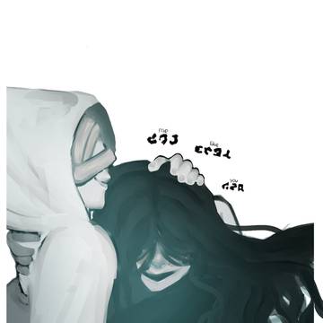 fanart, homicipher, mrcrawling / A little bit of love :3