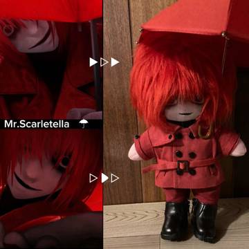 handmade, plushie / 赤傘さんのぬい︎ ︎☂︎ / December 8th, 2024