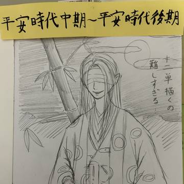 hand-drawn, oiran, Jūnihitoe / 好きな伝統衣装を着せてみた！