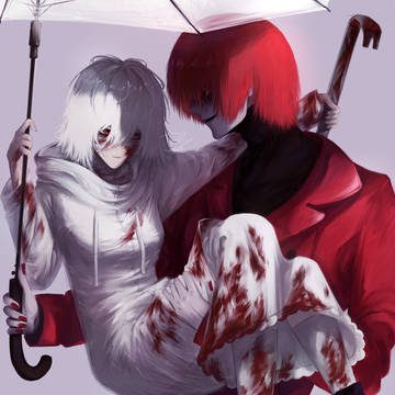 homicipher, illustration, digital / 一緒に？