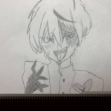 pencil, traditional, drawn by elementary student / オリジナル