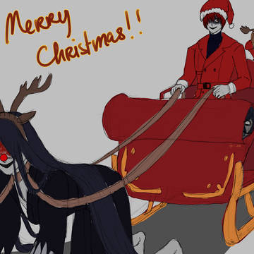 fanart, mojibake, MRSCARLETELLA / Santa Scarletella