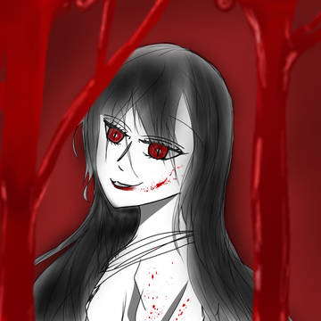 girl, female, creation / 貴方の正面だ～れ？