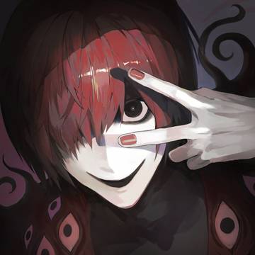 Homicipher, illustration, mrscarletella / さー