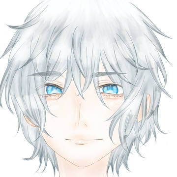 boy, original, transparency / 初めて男子を描きました