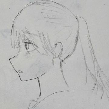 doodle, original / 横顔 / March 5th, 2025
