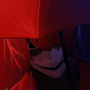 i tried drawing this, illustration / 【文字化化】Mr.Scarletella / March 17th, 2025