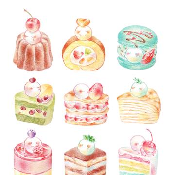 sweet, food, ghost / お菓子になりたいおばけたち