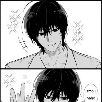 nagumoshin, sakamotodays, fanart / small hand shin